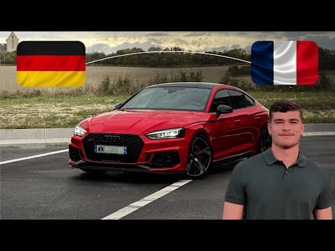 Livraison d'une AUDI RS5 d'Allemagne (1000km)